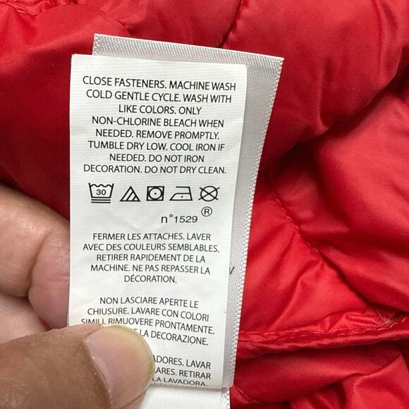 Ralph Lauren Kids Size Medium 10-12 Red Puffer Vest Polo Logo Quilted - Picture 6 of 7